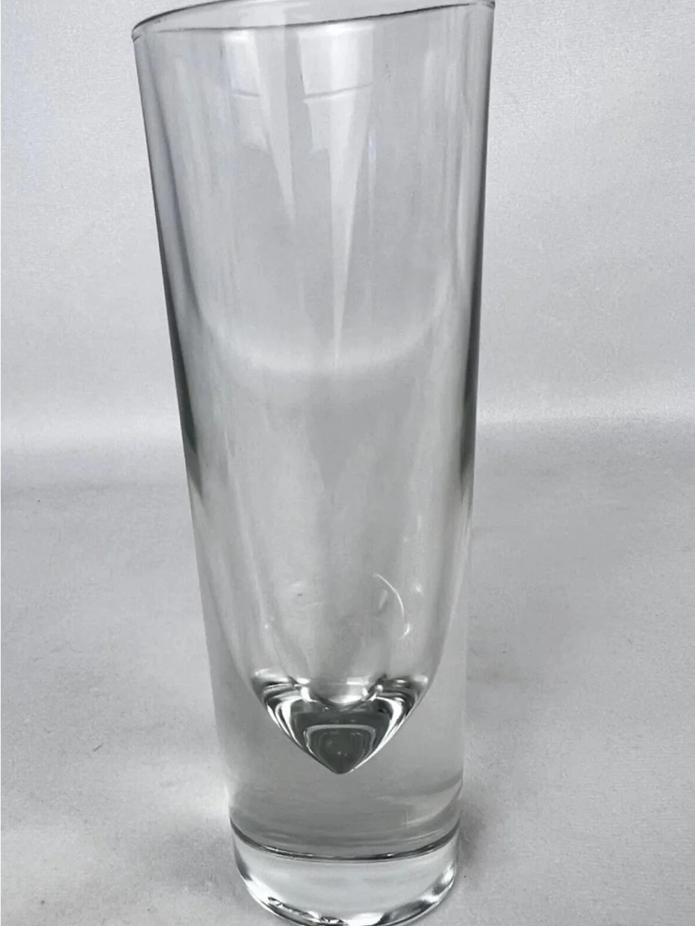 Vintage Carlo Moretti Murano Bullet Glasses Set of 4 Italian Highball Heavy 7”